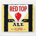 RED TOP ALE BEER CAN = CINCINNATI OHIO - MOUSEPAD