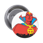 Red Tornado Behind Cityscape buttons