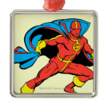 Red Tornado Cape Pose ornaments