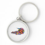 Red Tornado In Wind Motion keychains