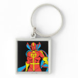 Red Tornado Pose keychains