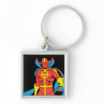 Red Tornado Pose keychains