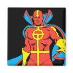Red Tornado Pose magnets