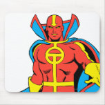 Red Tornado Pose mousepads