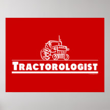 Red Tractor, Tractorologist Poster