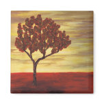 Red Tree Fridge Magnets