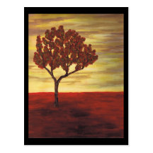 Red Tree Postcard