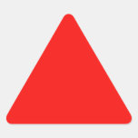 Red Triangle Sticker