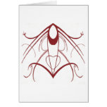 Red Tribal Greeting Card