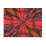 RED TRUMPETS ILLUSION POST CARDS