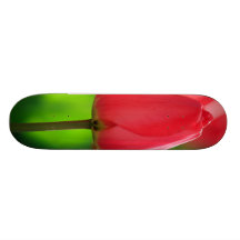 Red Tulip Custom Skate Board
