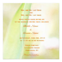 red tulip flower wedding invitation
