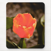 Red tulip mousepad