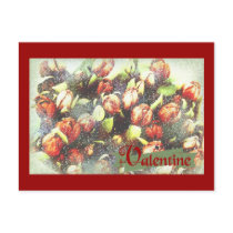 Red Tulips, PostCards, Valentine's Day