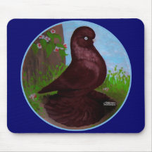 Red Tumbler Circle Mousepads