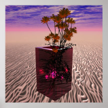 Red Vase Poster