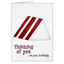 Red Velvet Cake Birthday Card