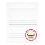 Red Velvet Cupcake From The Kitchen Of...Paper Letterhead Template