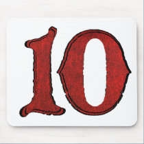 Red Velvet Holiday Number Series. mousepads