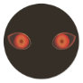 Red Very Evil Eyes Round Stickers