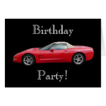 red vette greeting cards