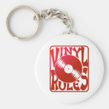 Red Vinyl Rules, ok? Keychains