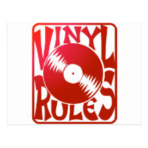 Red Vinyl Rules, ok? Postcards