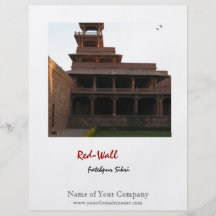 Red Wall Flyer Design