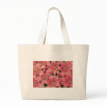 Red Watercolor Lilies Bag