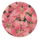 Red Watercolor Lilies Sticker