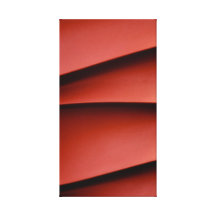 Red waves stretched canvas prints