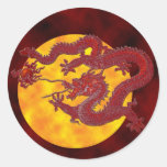 Red Wax Dragon Sticker
