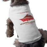 Red Wedding Cruise dog shirt pet clothing
