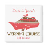 Red Wedding Cruise Favours magnets