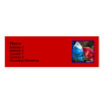 Red White and Blue balloon skinny business cards