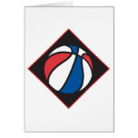red white and blue basketball card