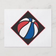 red white and blue basketball flyer