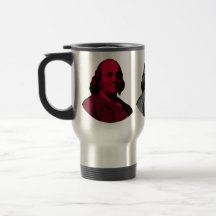 Red, White, and Blue -- Ben Franklin Mug