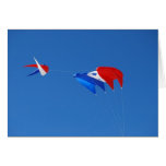 Red, White, And Blue Kite card