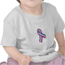 Red, White and Blue Ribbon T-shirts