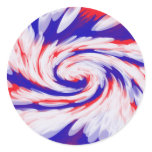 red white and blue round stickers