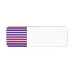 Red, White and Blue Stripes. Labels