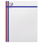 "Red White and Blue with Eagle" letterhead