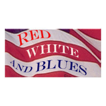 Red White and Blues Picture Card