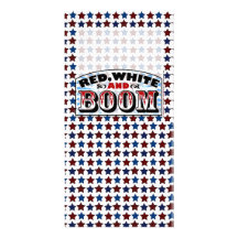 Red White and Boom Custom Photo Card
