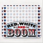 Red White and Boom mousepads