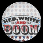 Red White and Boom plates