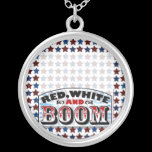 Red White and Boom necklaces