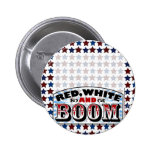 Red White and Boom buttons