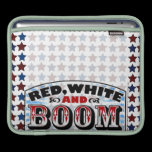 Red White and Boom ipad sleeves